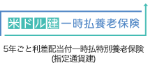 米ドル建・一時払養老保険